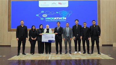 رئيس جامعة بنها يشهد ختام فعاليات هاكاثون 