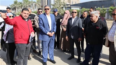 محافظ الجيزة يتفقد أعمال تطوير ورصف طرق المنطقة الصناعية بأبو رواش