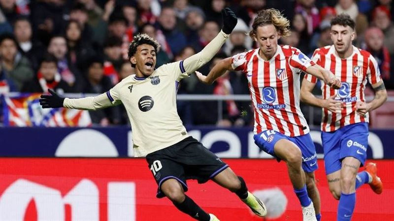أتلتيكو مدريد وبرشلونة