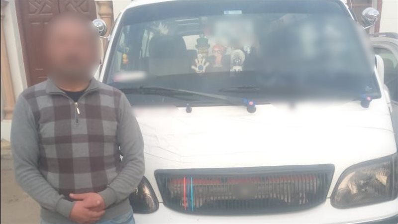 ضبط قائد أتوبيس لتجزئة