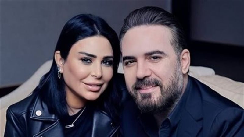 وائل جسار وزوجته