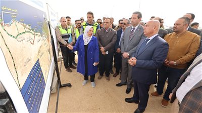 وزير النقل يتابع معدلات تنفيذ مشروع ازدواج ورفع كفاءة طريق دمياط الشرقي بطول 62 كم