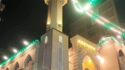 مساجد المنصورة تتزين بأنوار الإيمان لاستقبال رمضان (صور)