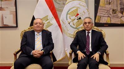 وزير العدل يستقبل رئيس مجلس الدولة لتهنئته بتوليه مهام منصبه