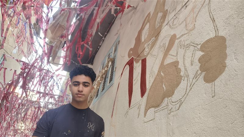 تزين الشوارع بالمنصورة،