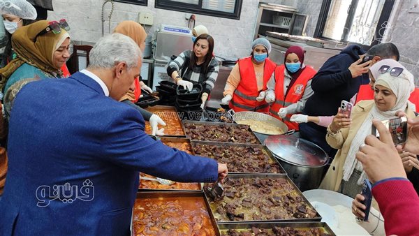 الكنيسة الإنجيلية ببورسعيد تحتضن مطبخ المرأة المصرية لتوزيع 400 وجبة إفطار للصائمين