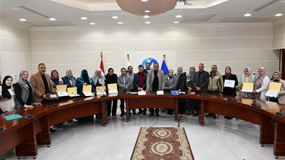 ​رئيس مياه دمياط يكرم عددا من القيادات تقديرا لجهودهم 