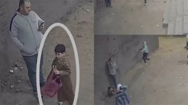 لحظة خروج الطفل محمد