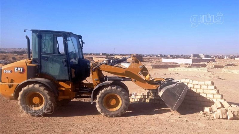 إزالة تعديات فى أسوان