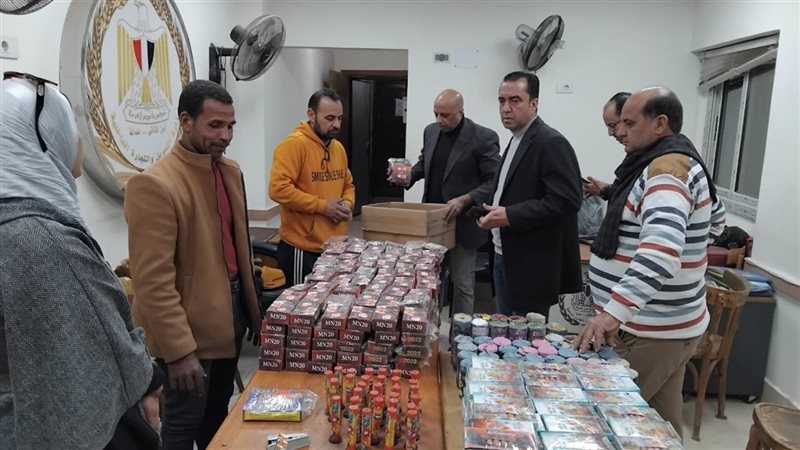 ضبط 11 ألف عبوة ألعاب