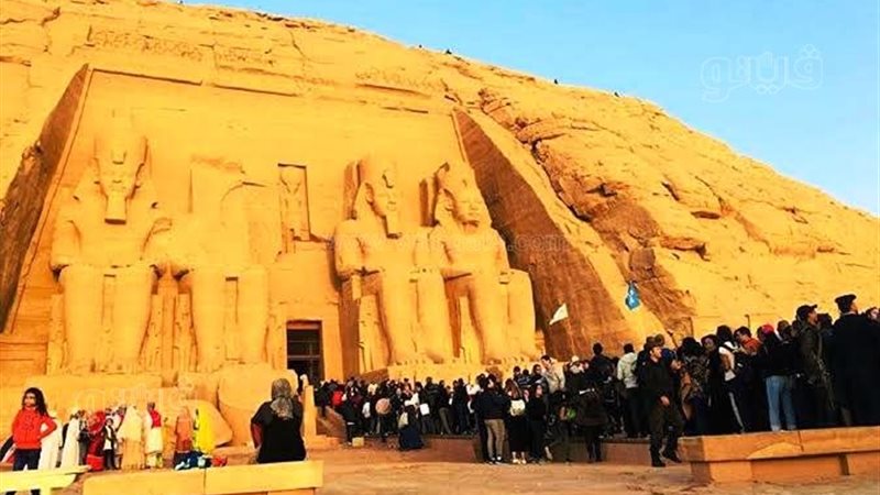 تعامد الشمس فى ابوسمبل