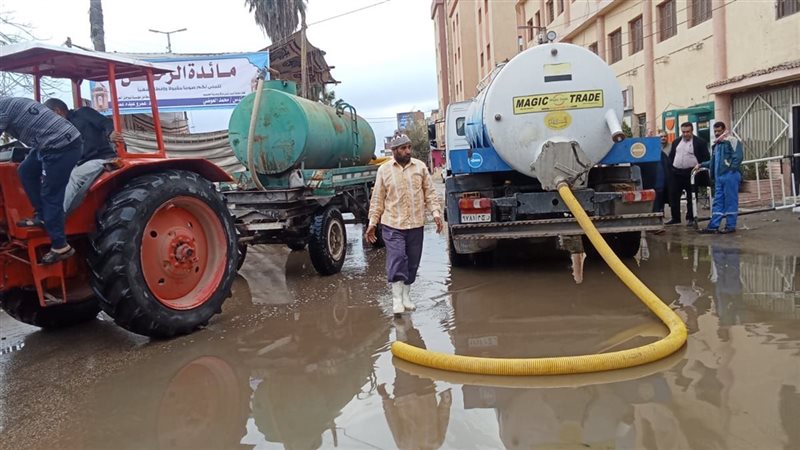 أمطار غزيرة على محافظة