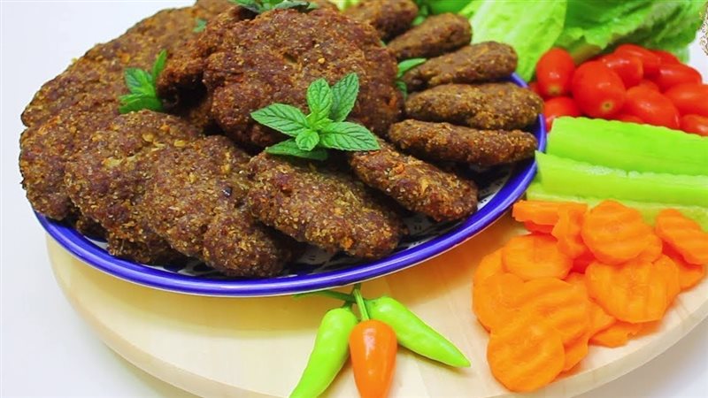 الكفتة بالبرغل