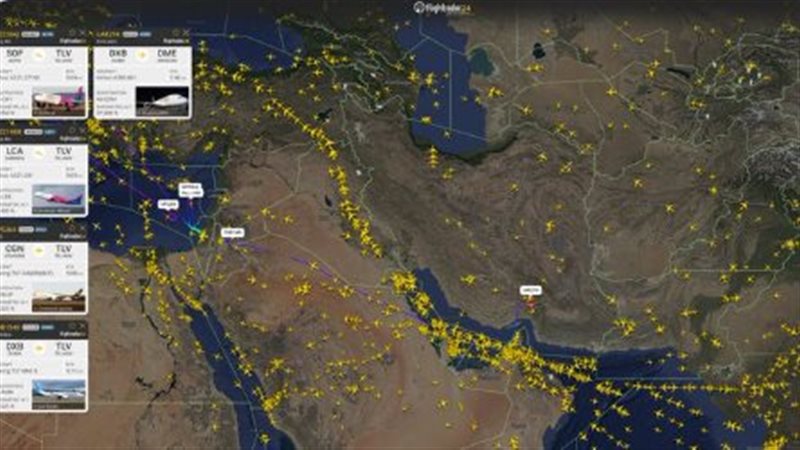 حركة طيران محمومة