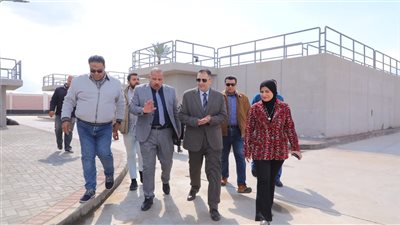 ​جولة موسعة لمحافظ دمياط بكفر سعد البلد لمتابعة مشروعات حياة كريمة