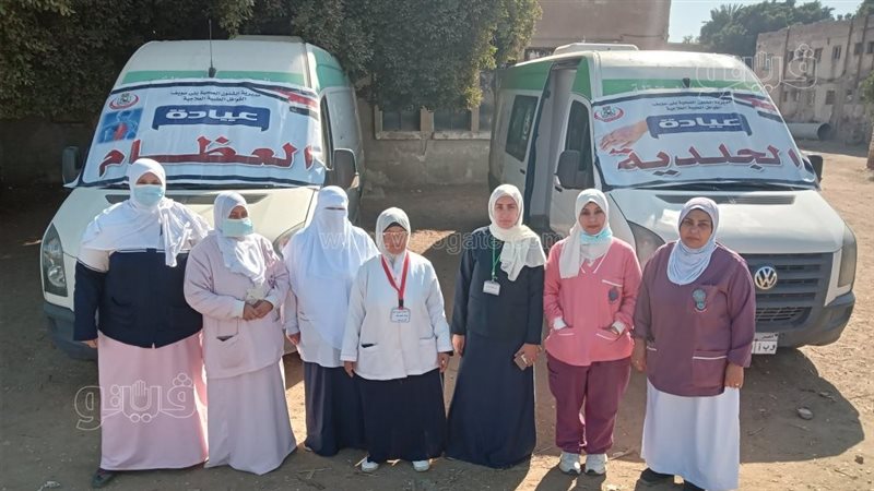 قافلة طبية بقرية