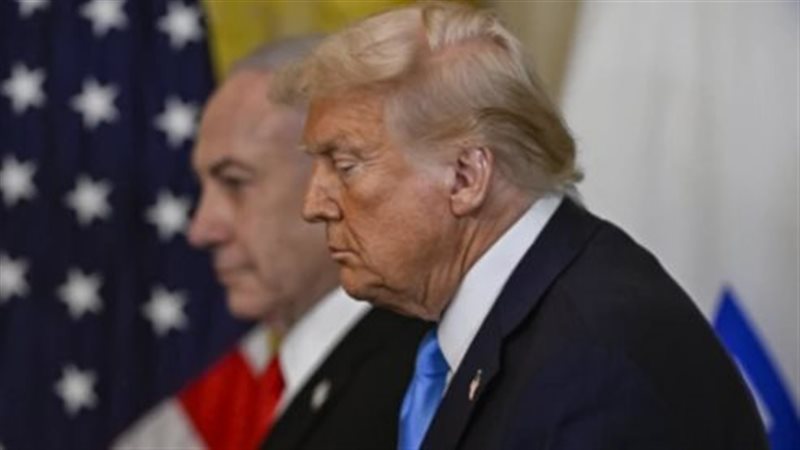 ترامب رفقة نتنياهو،