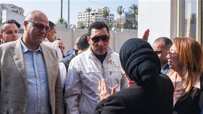 جولة لوزير الرياضة ومحافظ الإسكندرية بالنادي الأولمبي المصري