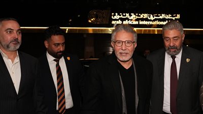 وصول المهندس أكمل قرطام المرشح لرئاسة حزب المحافظين إلى مقر الجمعية العمومية