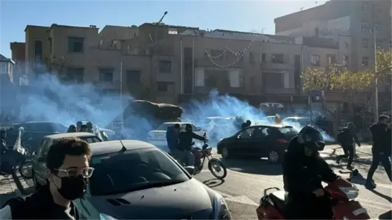 تظاهرة سابقة في إيران،