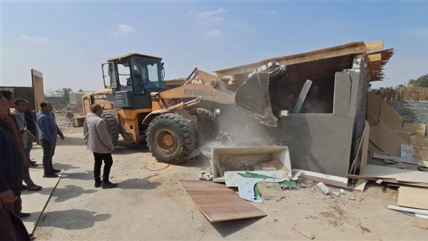 محافظة الجيزة تزيل 24 حالة بناء مخالف وتعديات على الأراضي الزراعية في حملات مكثفة
