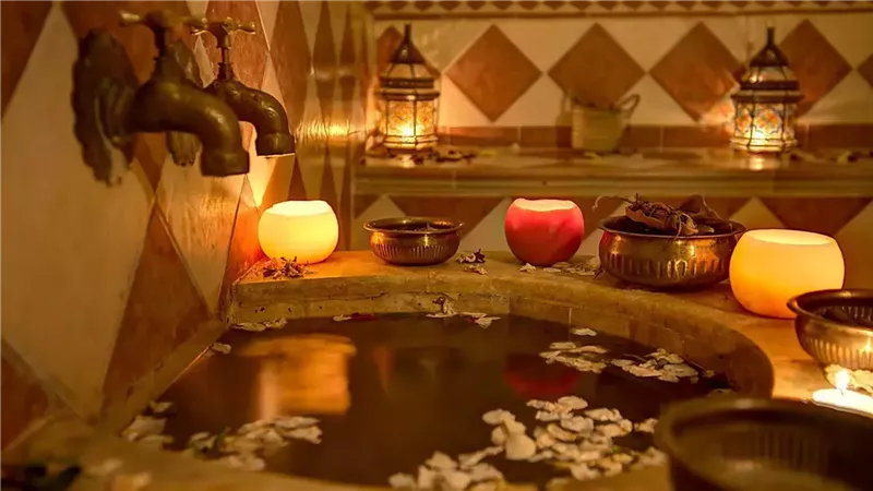 حمام الأعشاب، فيتو