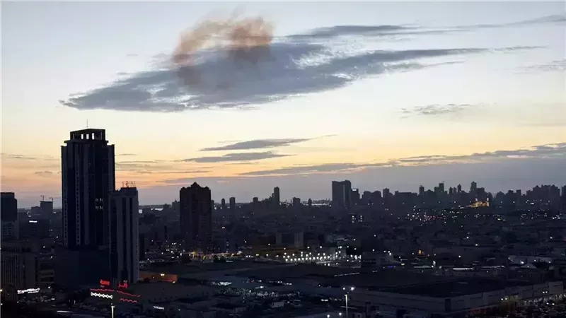 دخان في المنامة بعد
