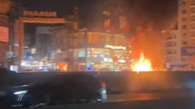 حريق لوحة إعلانات