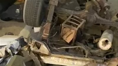مصرع شخص وإصابة أخر في حادث تصادم بالإسماعيلية 