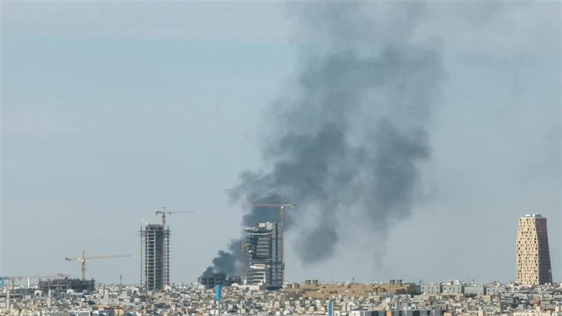 سقوط مقذوف إيراني