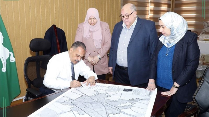 محافظ الشرقية يعتمد المخطط الاستراتيجي العام لمنيا القمح