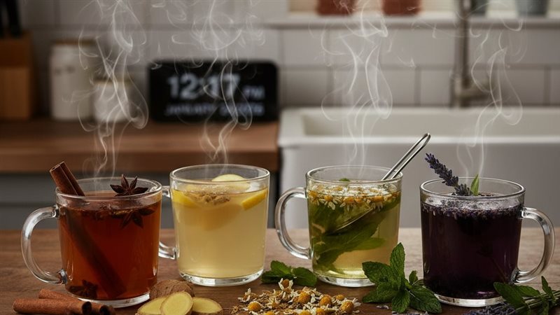 مشروبات عشبية لراحتك