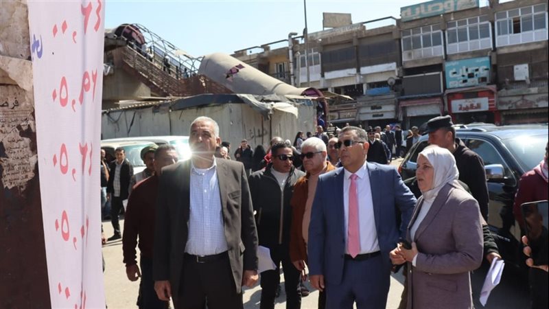 محافظ القليوبية خلال