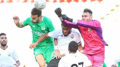 الدوري المصري، تعادل سلبي بين الجونة والمصري في الشوط الأول