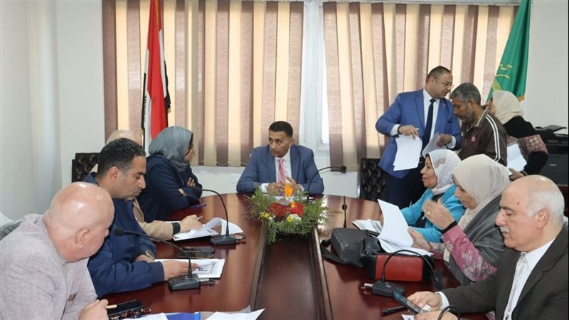 محافظ القليوبية خلال