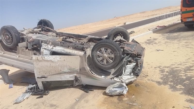 حادث مروع علي طريق