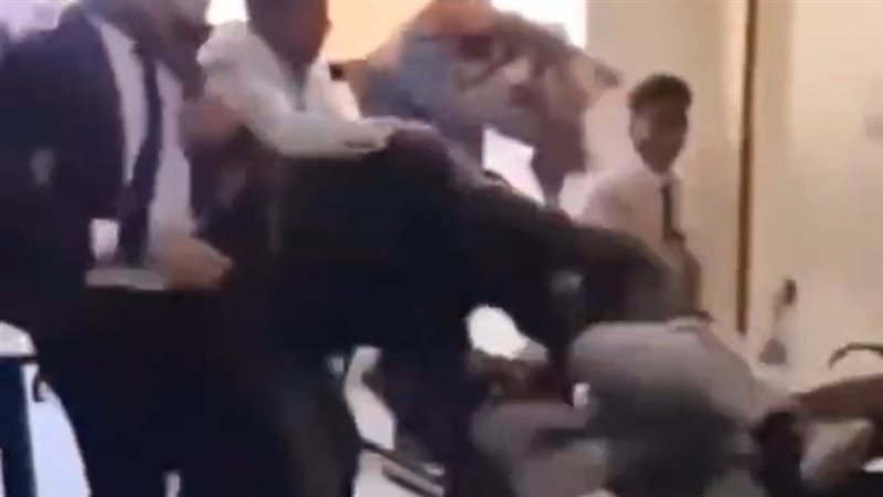 جانب من المشاجرة،فيتو