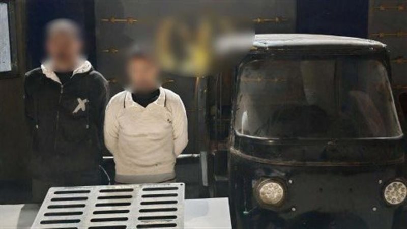 ضبط سائق توك توك