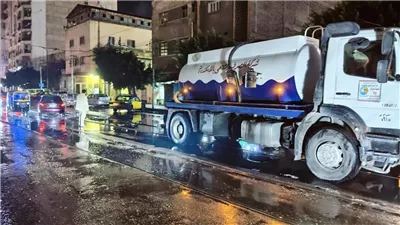 رفع درجة الاستعداد في الإسكندرية لمواجهة موجة الأمطار المتوقعة اليوم