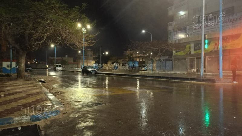 أمطار غزيرة على محافظة