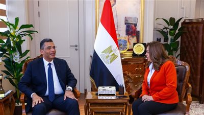 وزيرة التنمية المحلية والبيئة تبحث مع محافظ البحر الأحمر عددًا من الملفات التنموية والخدمية