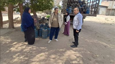 جولات مفاجئة على مستودعات الغاز بأبو النمرس لضبط الأسعار 
