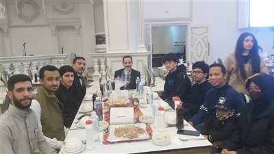 الطلاب الوافدون بجامعة القناة يشاركون في حفل الإفطار السنوي بالقاهرة