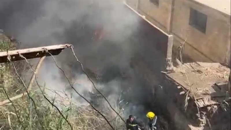 حريق مخازن مجلس مدينة