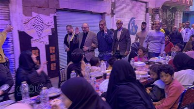 النائب حسام المندوه يشارك في إفطار فيصل ويؤكد: مصر بلد الأمن والأمان (صور وفيديو)
