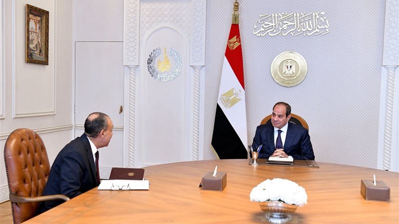 الرئيس السيسي ووزير