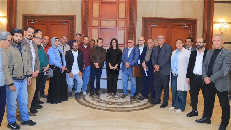 وزيرة الثقافة تتفقد