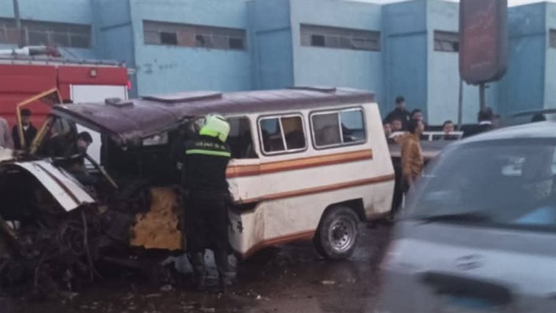 حادث علي طريق نقسطة،