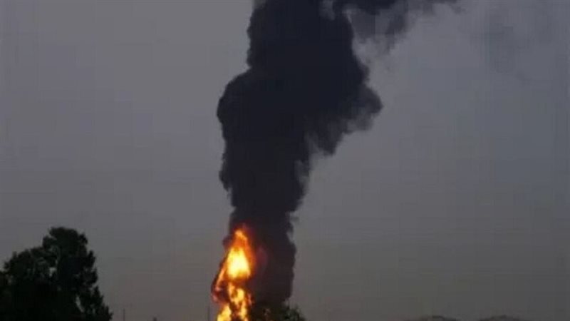 حريق في أحد المخازن