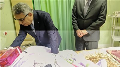 الاحتفال بالعيد داخل مستشفى المنصورة التخصصي، كعك وألعاب للمرضى والأطفال ( صور) 